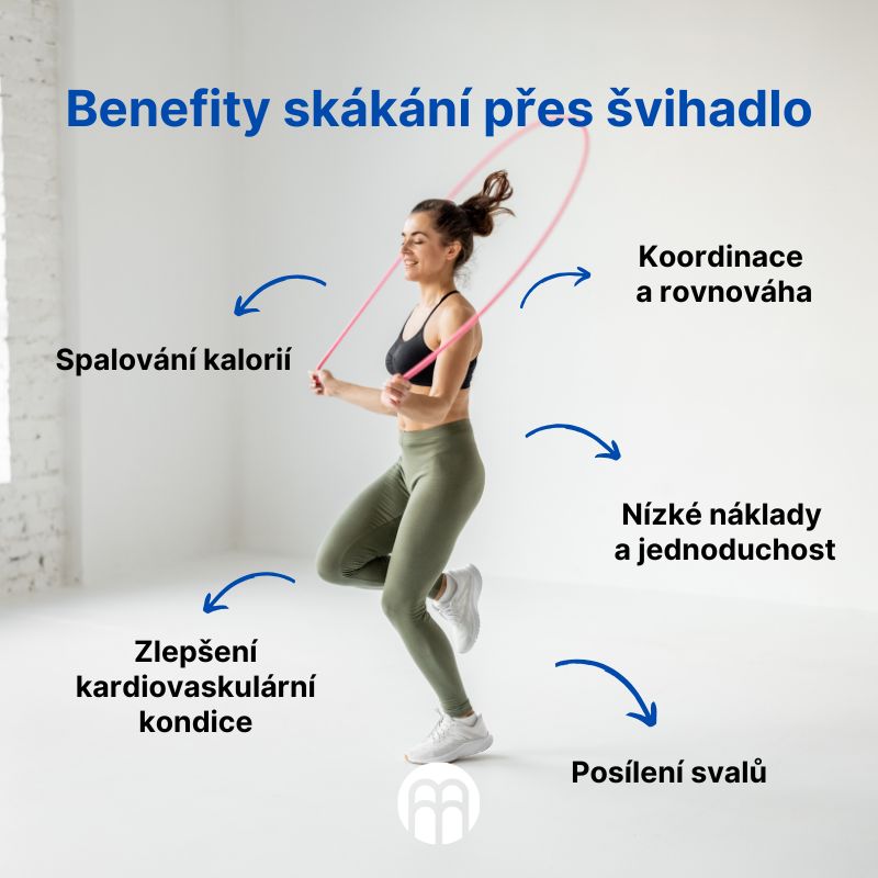 Benefity skákání přes švihadlo